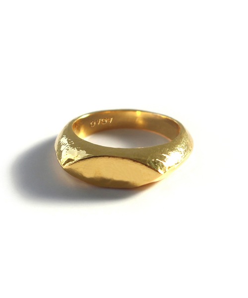 CITY SHED（シティーシェド） 指輪 リング 「SV」ゴールドシグネット