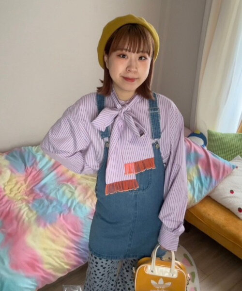 ブラウス シャツ 「HELLO.SANFRANCISCO」「momo企画」ストライプ2wayボウタイブラウス レディース HELLO.SANFRANCISCO ブラウス シャツ 「HELLO.SANFRANCISCO