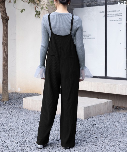 サロペット オーバーオール ルーズシルエットサロペット レディース