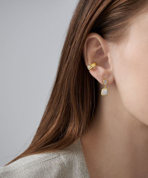 すぐ届く☆【４℃ 】【The Tidal】 シルバー ピアス/片耳用 4℃ ピアス 「The Tidal」シルバー ピアス/片耳用 レディース