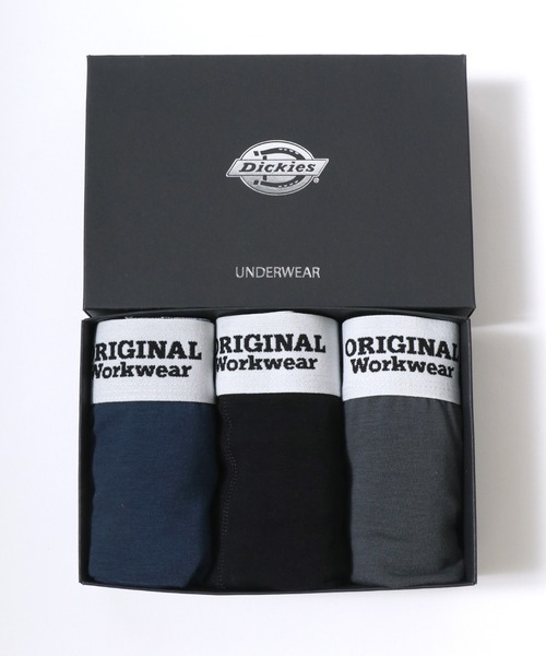 Dickies（ディッキーズ） ボクサーパンツ 3枚セット ロゴ ボクサー