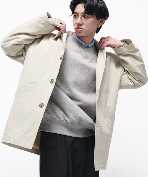 Adoon plain ダウンジャケット ダウン TWILL DART HALF COAT / ツイル