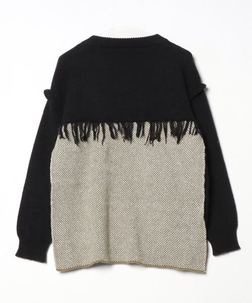 「terrace」 長袖ニット MEDIUM ブラック レディース_画像2