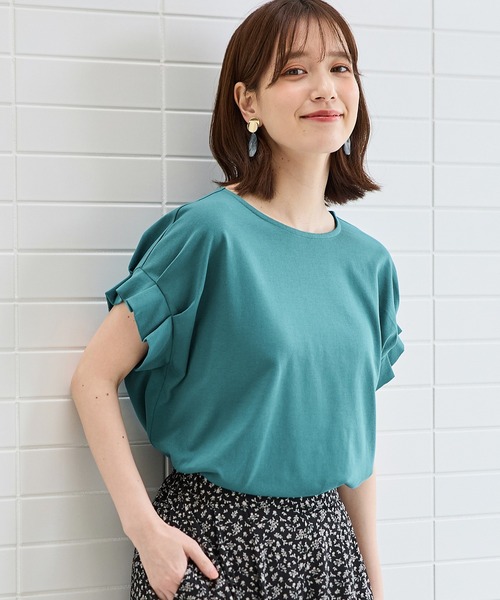 HANITA 売れ筋商品|||ハニタ Tシャツ トップス レディース Bodysuits Green 花勝見グリーン221 / レディースTシャツ | KAMODEL