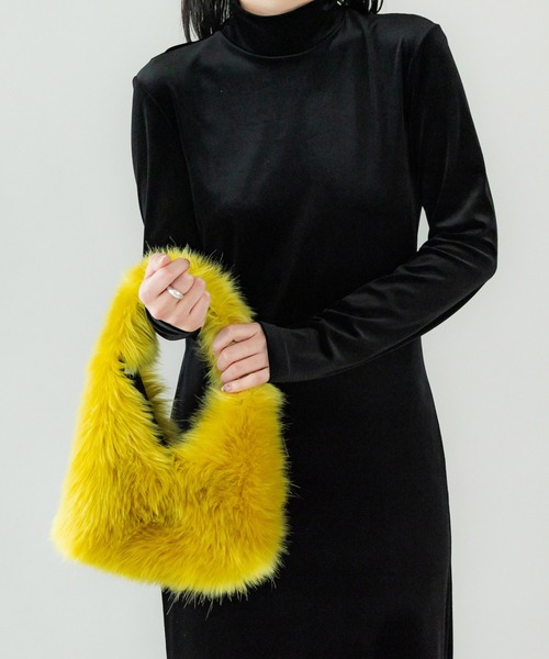 「LE VERNIS」 ハンドバッグ FREE イエロー レディース_画像2