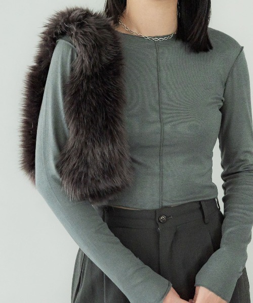 「LE VERNIS」 ハンドバッグ FREE イエロー レディース_画像6