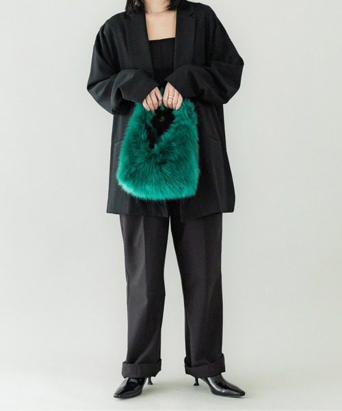 「LE VERNIS」 ハンドバッグ FREE イエロー レディース_画像8