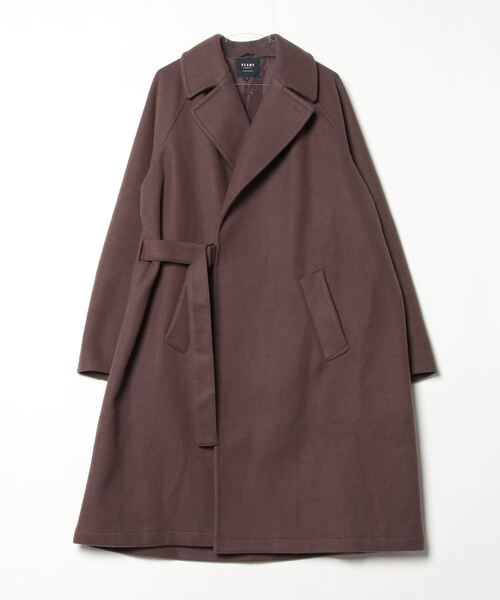 BEAMS HEART（ビームス ハート） チェスターコート L ブラウン メンズ