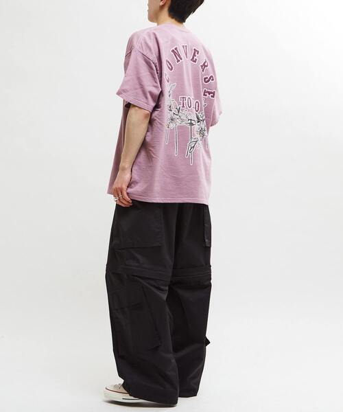 tシャツ CIRCLE FLOWER LOGO TEE レディース メンズ CONVERSE TOKYO tシャツ CIRCLE FLOWER LOGO TEE レディース