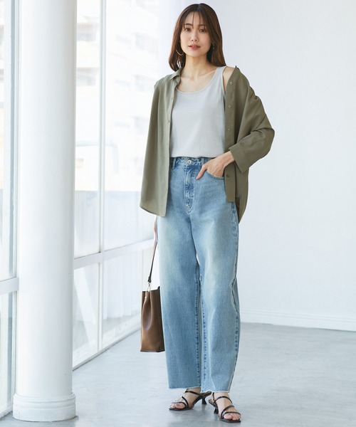 ブラウス シャツ 「emur/エミュール」バックVタックブラウス レディース ROPE' PICNIC｜【emur/エミュール】バックVタックブラウス