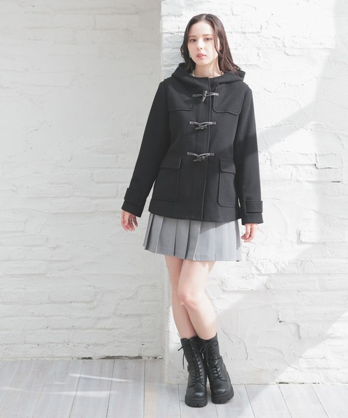 「Honeys」 「C・O・L・Z・A」ダッフルコート M ネイビー レディース_画像7