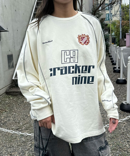 CIAOPANIC スウェット CIAOPANIC TYPY トレーナー スウェット サイドスリットカレッジ