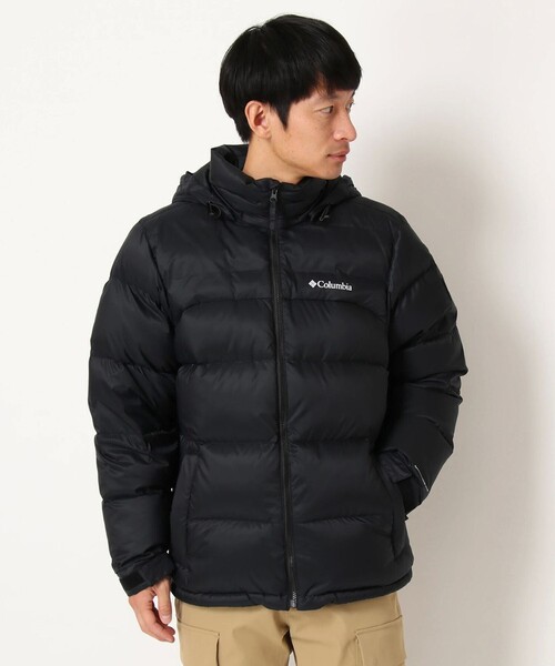 取*可様 L コロンビア ダウンジャケット ブラック　ダウンパーカ Columbia（コロンビア） ダウンジャケット L ブラック メンズ