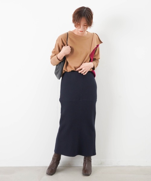 「LUCA/LADY LUCK LUCA」 タイトスカート FREE チャコールグレー レディース_画像6