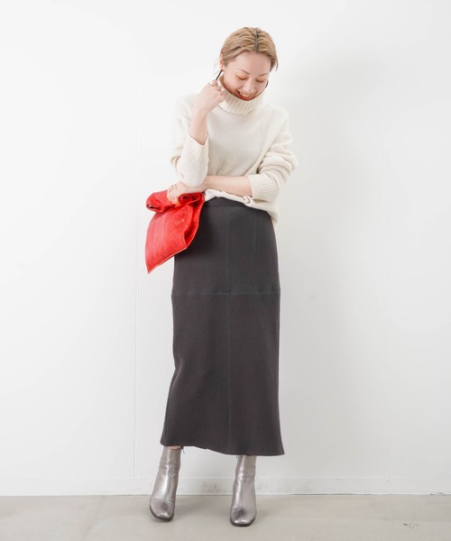 「LUCA/LADY LUCK LUCA」 タイトスカート FREE チャコールグレー レディース_画像7