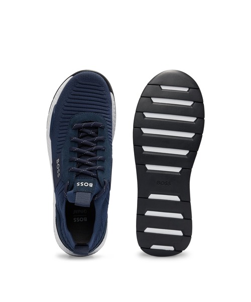 BOSS（HUGO BOSS） スニーカー ニットアッパースニーカー ロゴ