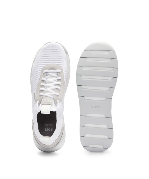 BOSS（HUGO BOSS） スニーカー ニットアッパースニーカー ロゴ