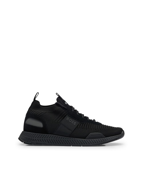 BOSS（HUGO BOSS） スニーカー ニットアッパースニーカー ロゴ