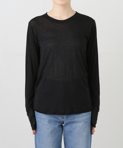 未使用品　BASErange LONG SLEEVE TEE ブラック XL BASERANGE（ベースレンジ） tシャツ 「BASERANGE/ベースレンジ」CORE