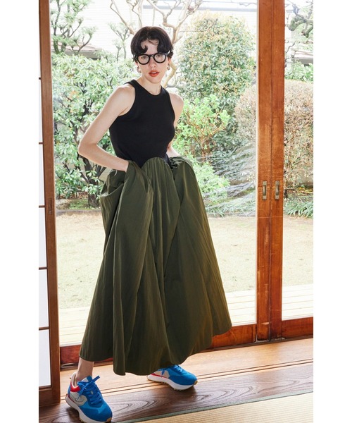 OMMO（オーエムエムオー） ワンピース ARCH FLOW GATHER OP : ZOZOTOWN