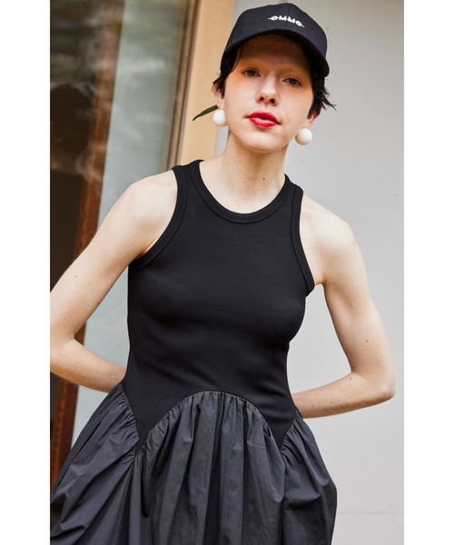 OMMO（オーエムエムオー） ワンピース ARCH FLOW GATHER OP : ZOZOTOWN