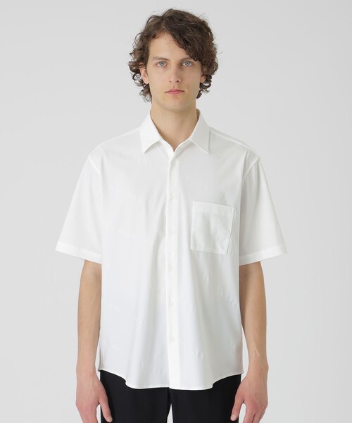 BLACK LABEL CRESTBRIDGE シャツ 「BLACK lab.」エンボスロゴ