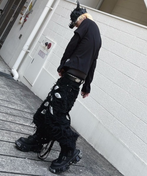 uniz WHITE EYES PANTS ユニズ オピウムファション バギー uniz WHITE EYES PANTS ユニズ オピウムファション バギー