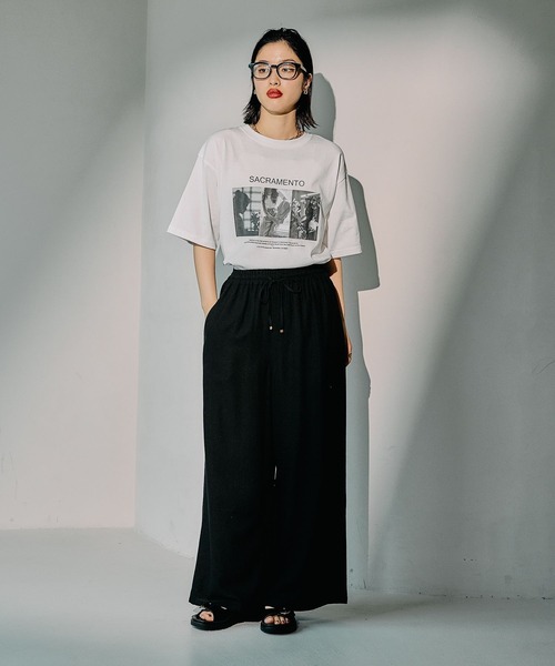 ‪(笑) LEPSIM（レプシィム） パンツ リネンブレンドイージーパンツ 290899