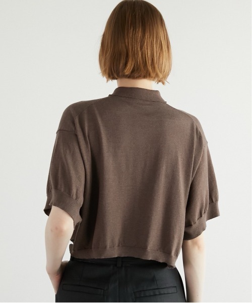 la peau de gem ポロシャツ ポロ 「LA PEAU DE GEM」halfsleeve