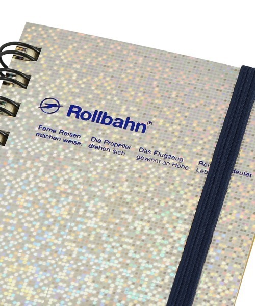Rollbahn 手帳 ロルバーンポケット付メモ メタリック ミニ 3冊