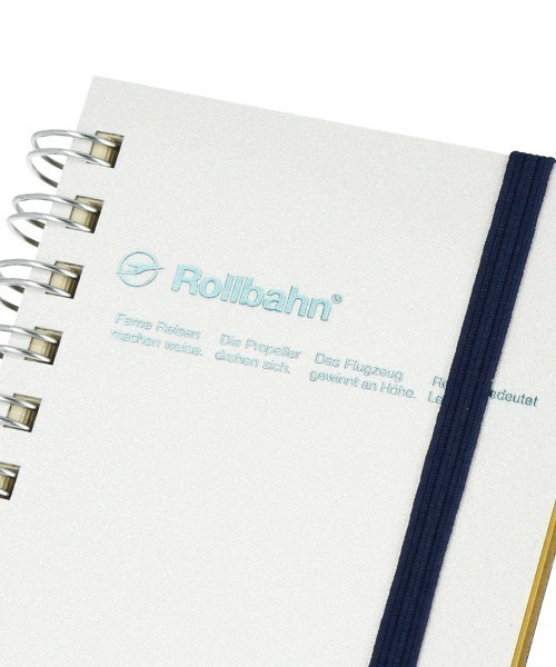 Rollbahn 手帳 ロルバーンポケット付メモ メタリック ミニ 3冊