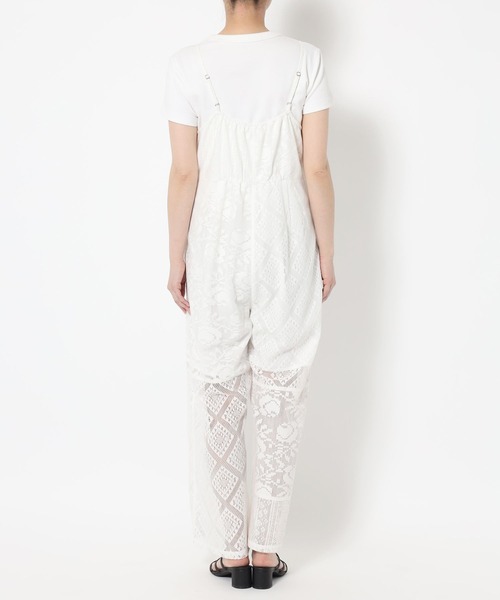 LOWRYS FARM（ローリーズファーム） サロペット オーバーオール レース