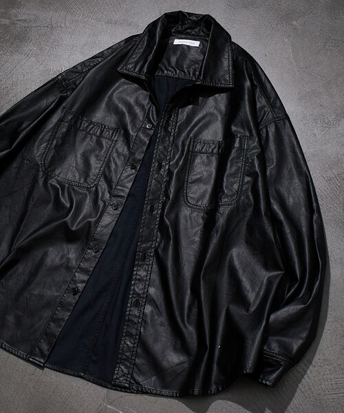 FREAK'S STORE（フリークスストア） 長袖シャツ MEDIUM ブラック