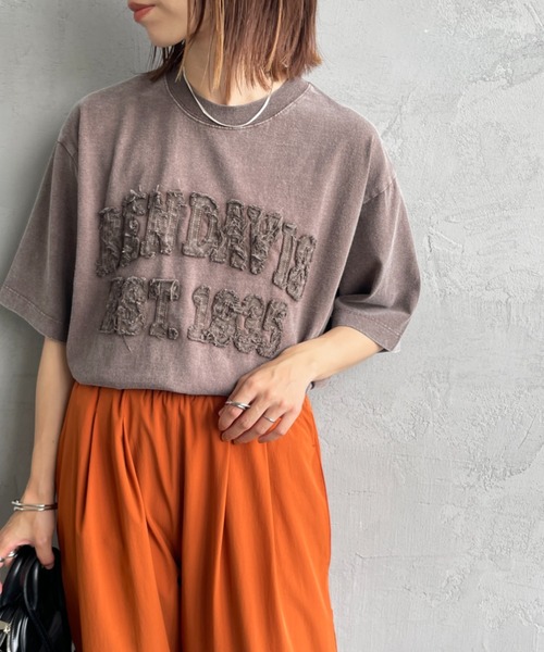 tシャツ 「BEN DAVIS/ベンデイビス」 パッチワークロゴ ヴィンテージ クロップドTシャツ レディース メンズ BEN DAVIS ベンデイビス Tシャツ 半袖 メンズ パッチワーク ロゴ