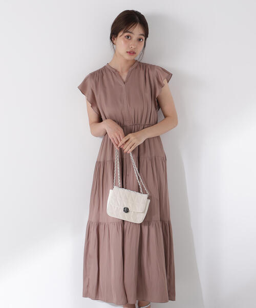 【SUNDRESS】RH取扱！リボンのギャザーワンピース★国内発 SUNDRESS】RH取扱！リボンのギャザーワンピース☆国内発