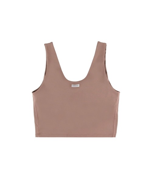 タンクトップ ノースリーブ Wellness Padded Cropped Tank Top /UVカットパッドinタンク レディース ALEXIA STAM タンクトップ ノースリーブ Wellness Padded