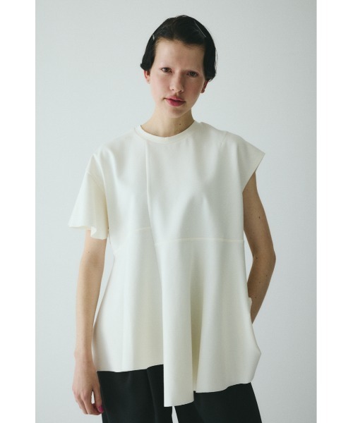 「高評価！」注目のレビュ HeRIN.CYE tシャツ Cropped ponte tops クロップドポンチ トップス