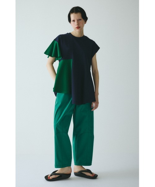 トップス gorozendon HeRIN.CYE tシャツ Cropped ponte tops クロップドポンチ