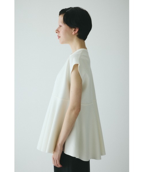 HeRIN.CYE tシャツ Cropped ponte tops クロップドポンチ
