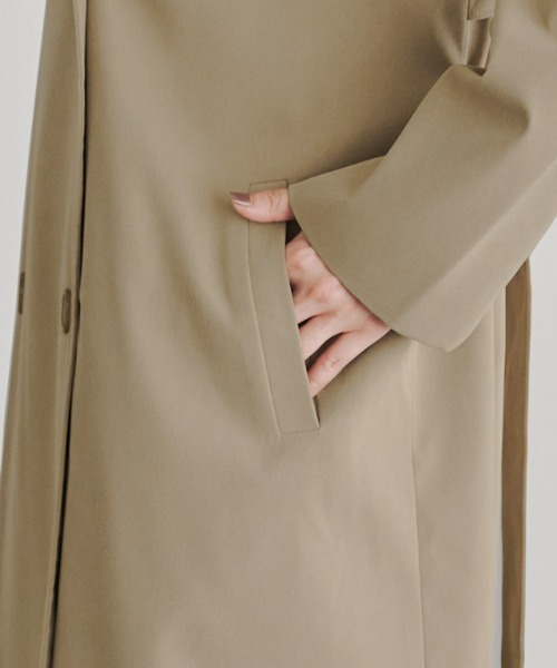 「Pierrot」 トレンチコート S アイボリー レディース_画像2