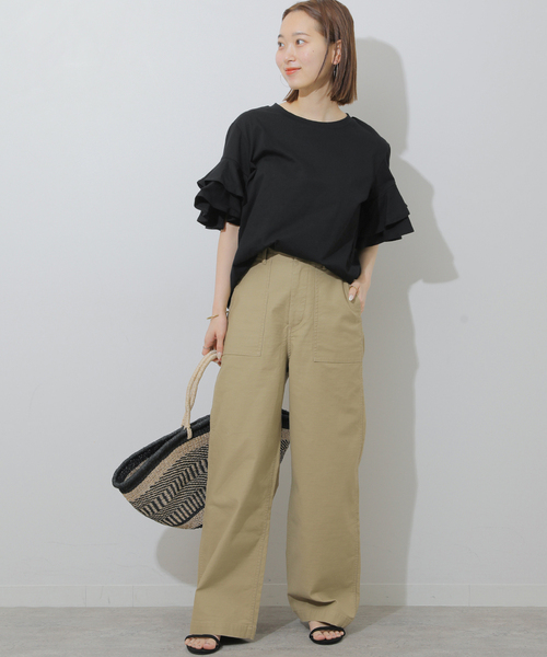 JOURNAL STANDARD relume フリルTシャツ付　サロペット JOURNAL STANDARD relume（ジャーナルスタンダード レリューム