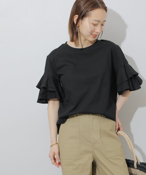 JOURNAL STANDARD relume tシャツ 「WEB限定追加」天竺フリルTEE