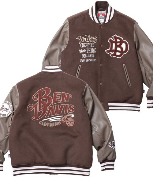BEN DAVIS スタジャン アウター 楽天市場】BEN DAVIS ジャケット ベンデイビス 2023 ワッペン