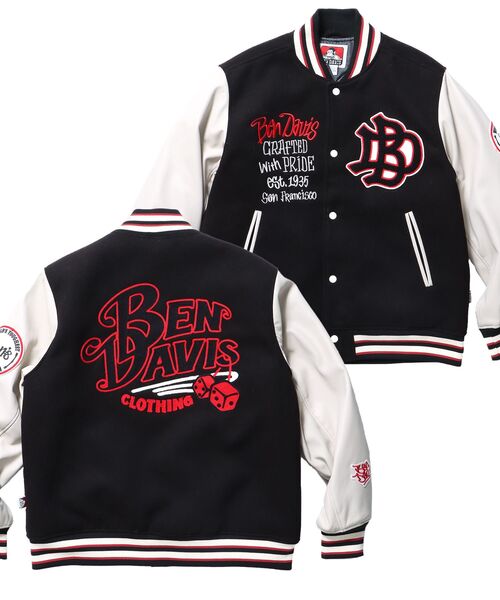 【新品・未使用】Ben davis ベンデイビス スタジャン　XL BEN DAVIS スタジャン 「BEN DAVIS（ベンデイビス）」BD STADIUM