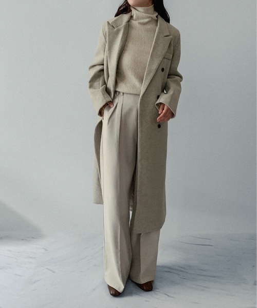 on：nue（オンニュ） スラックス パンツ 「on:nue」「5色展開/3サイズ