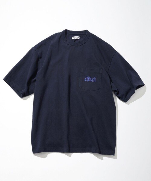 「CAHLUMN」 半袖Tシャツ SMALL グレー メンズ