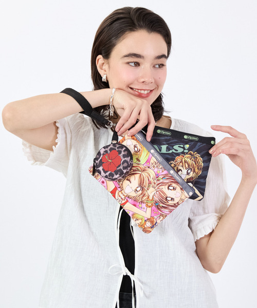 LESPORTSAC GALS! ピンバッジ LeSportsac チャーム 「GALS!」WRISTLET POUCH W/CHARM ウィー