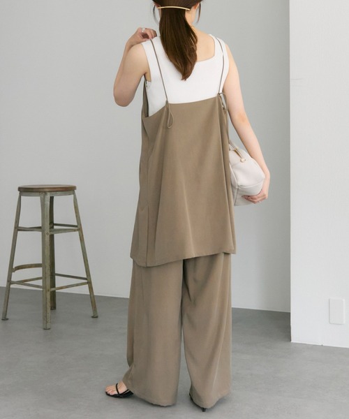 pual ce cin オールインワン 「SET ITEM」ソフトツイルキャミ