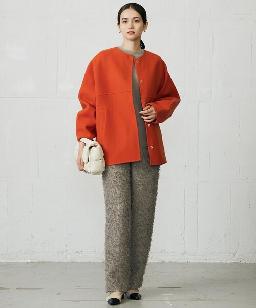 自由区（ジユウク） ニット セーター ヘアリーフォックスプルオーバー