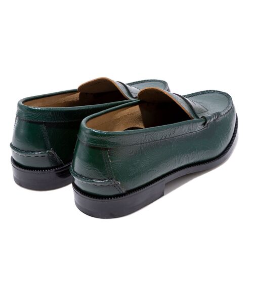 Kenford 緑/黒 ローファー 26EEE The Kenford Fineshoes ローファー / ケンフォード ファイン